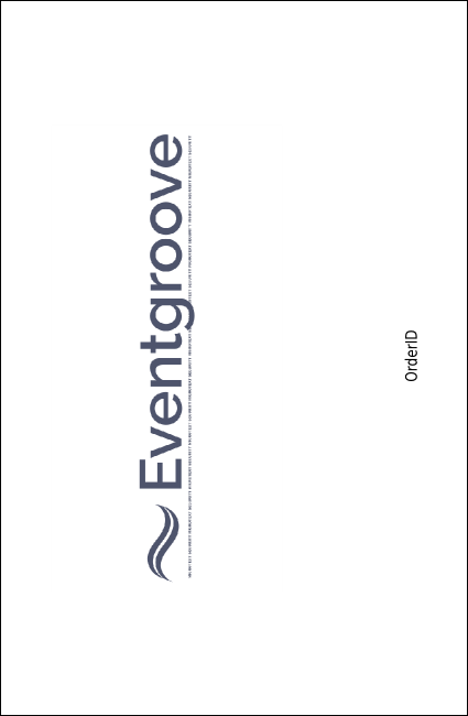 Your Photo Concert Black and Red Drink Ticket Product Back