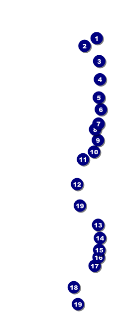 Retro Sunburst Event Ticket Front Field Markers