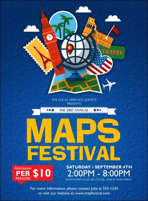 Travel Invitation Product Front