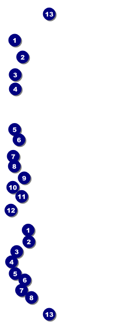 Fantasy Event Ticket Front Field Markers