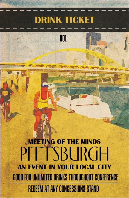 Pittsburgh 2 Drink Ticket Product Front
