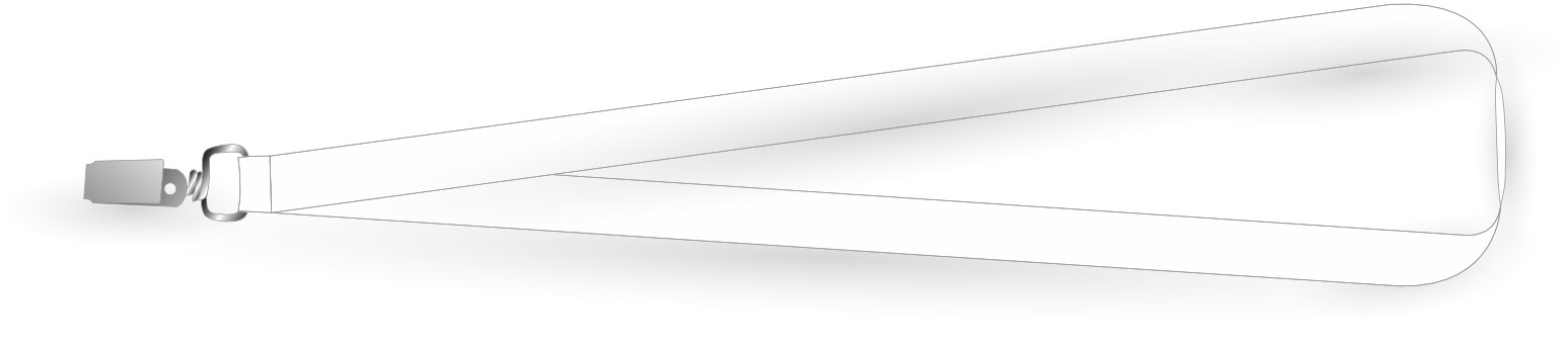 Blank Lanyard Product Front