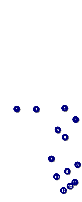 Alternative Music Table Tent Front Field Markers
