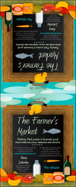 Farmer's Market Table Tent Product Front