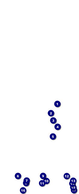 Hippie Table Tent Front Field Markers