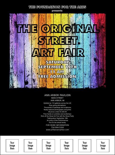 Art Fair Flyer Product Front