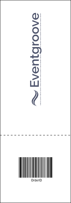 Holiday Snowflake Reserved Event Ticket Product Back