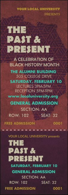 Africa Reserved Event Ticket Product Front