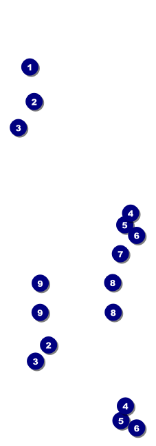 Fall Simple Event Ticket Front Field Markers