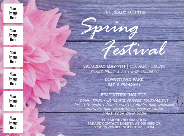 Spring Festival 2 Image Flyer Product Front