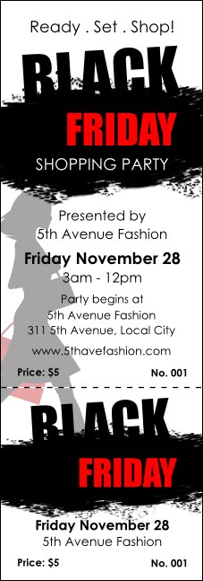 Black Friday Event Ticket