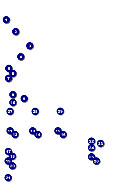 Comedy Retro Microphone Postcard Mailer Front Field Markers