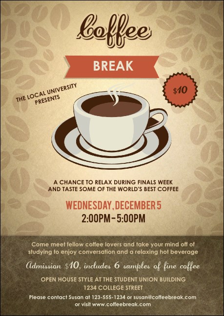 Coffee Postcard Mailer Product Front