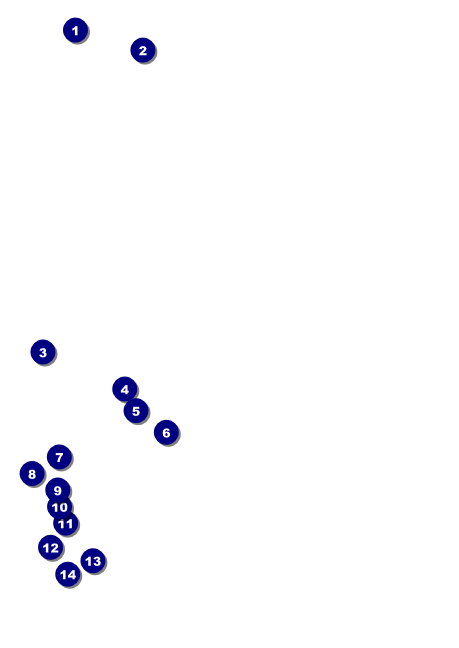 Skating Party Postcard Mailer Front Field Markers