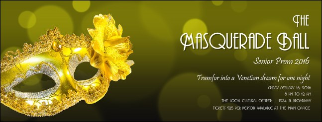 Masquerade Ball 2 Facebook Cover