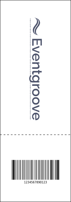 Birthday Geometric QR Event Ticket Product Back