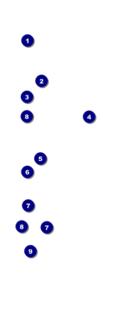 Goth Rave QR Event Ticket Front Field Markers