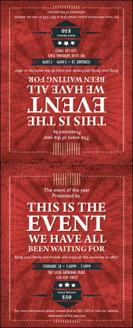 Retro Sunburst Table Tent Product Front