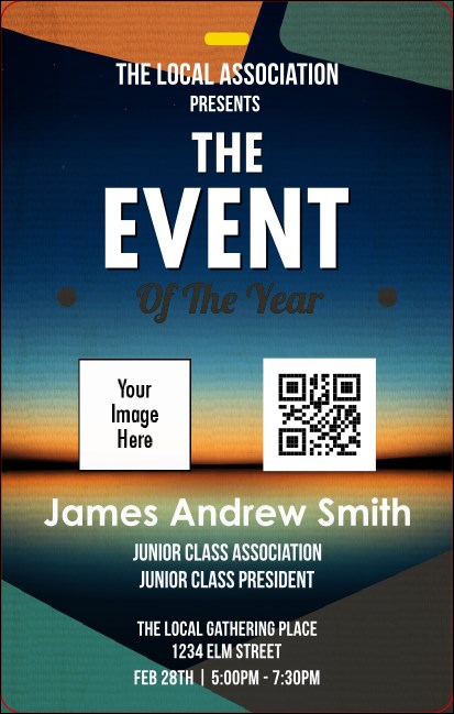 All Purpose Horizon VIP Event Badge Medium