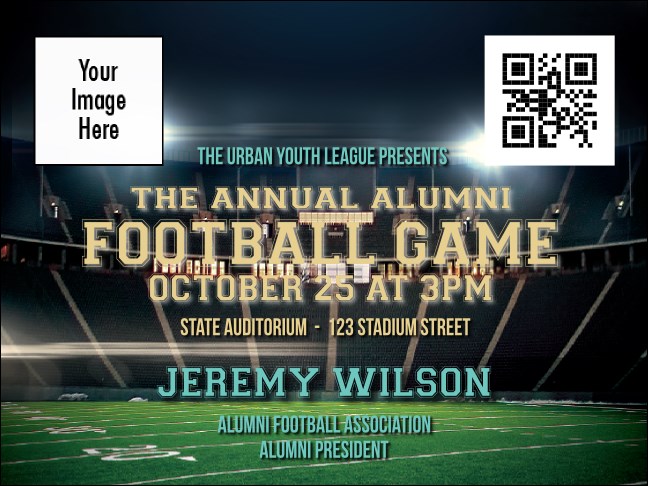 Football Lights Economy Event Badge