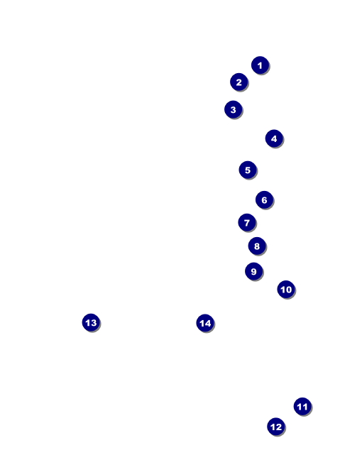 Funky Bottles Economy Event Badge Front Field Markers