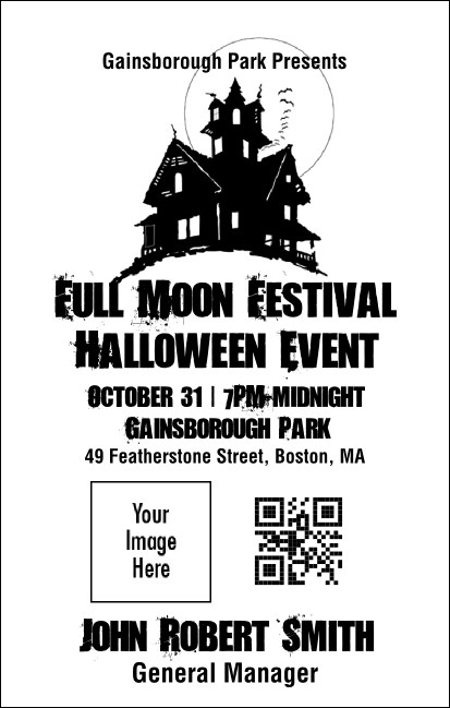 Haunted House VIP Event Badge Medium