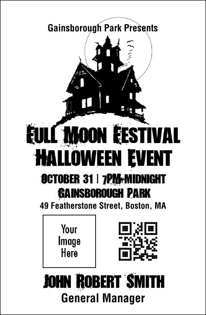 Haunted House VIP Event Badge Small Product Front