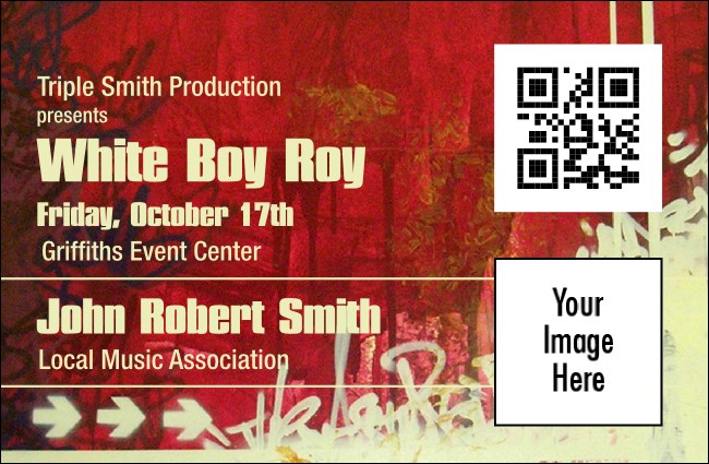 Hip Hop VIP Event Badge Small Product Front