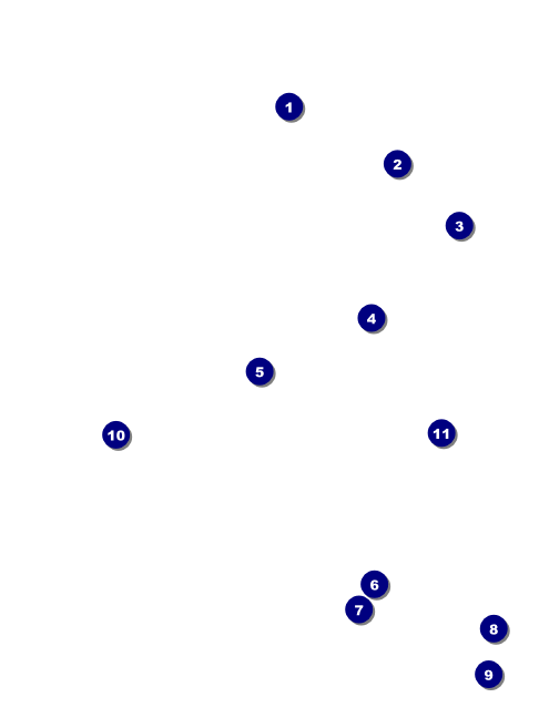 Holiday Snowflake Economy Event Badge Front Field Markers