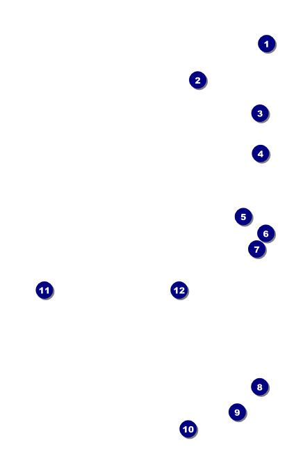 Football Red VIP Event Badge Medium Front Field Markers