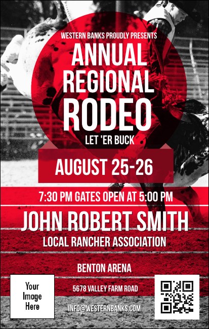 Modern Rodeo VIP Event Badge Medium Product Front