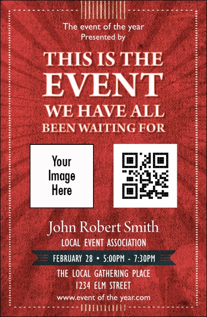 Retro Sunburs VIP Event Badge Medium Product Front