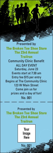 Trail Running Race General Admission Ticket Product Front