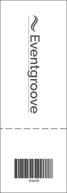 Peace Dove Event Ticket Product Back