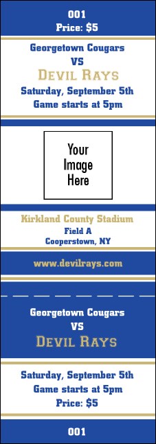 Sports Ticket 001 Product Front