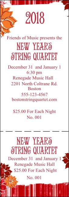 Winter General Admission Ticket Product Front