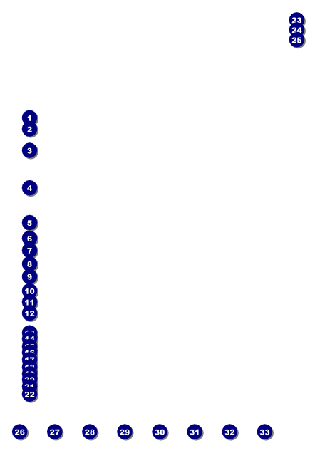 Honolulu Poster Front Field Markers