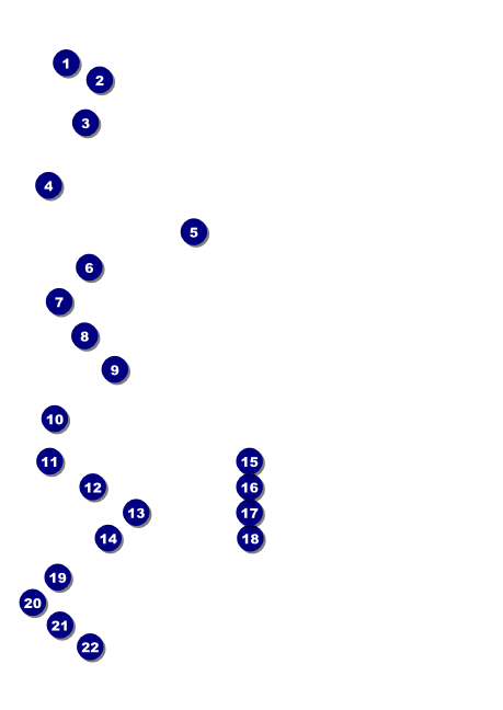 Galaxy Hip Hop Black and White Postcard Front Field Markers