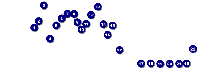 Wisconsin Raffle Ticket Front Field Markers