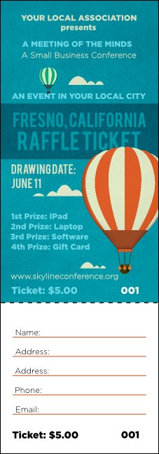 Fresno Raffle Ticket