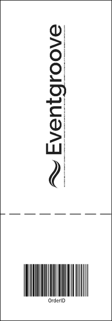 Sydney Raffle Ticket (Black and white) Product Back