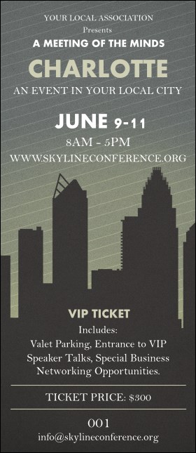 Charlotte VIP Pass Product Front