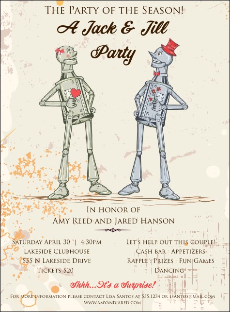 Robot Jack & Jill Flyer