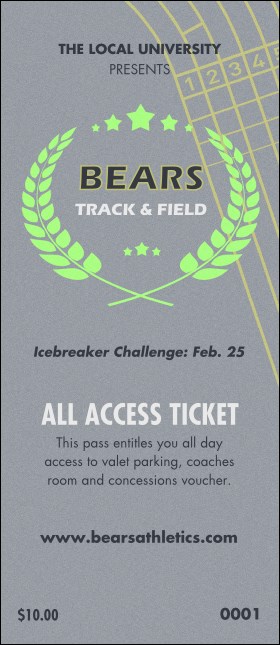 Track and Field VIP Pass Product Front
