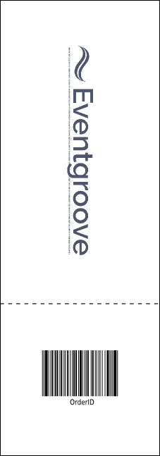 Happy Birthday Chevron Pink Event Ticket Product Back