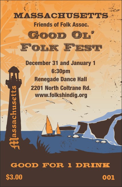 Massachusetts Drink Ticket Product Front