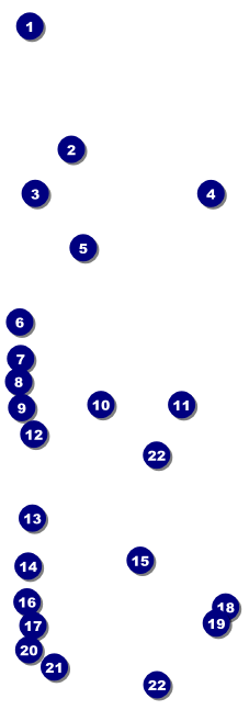 Fish Fry Event Ticket Front Field Markers