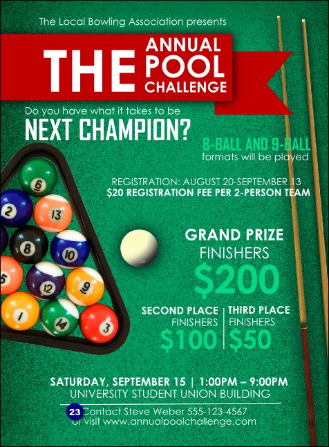 Pool Invitation Product Front