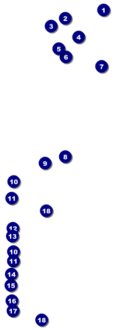 African Music Event Ticket Front Field Markers