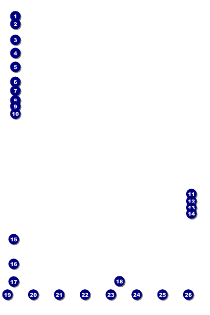 African Music Logo Poster Front Field Markers
